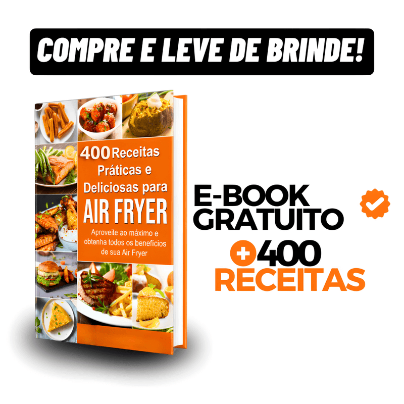 Forro De Papel Descartável Para AirFryer™ +[400 receitas]