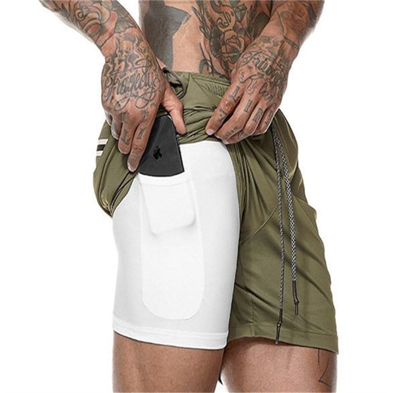 Short de Corrida com Porta Celular