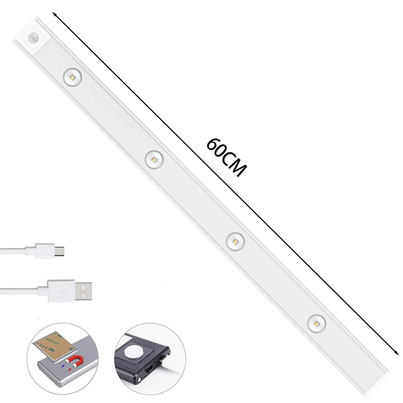 Luz de Led Para Armário com Sensor de Movimento + Frete Grátis + Envio Imediato + Brinde